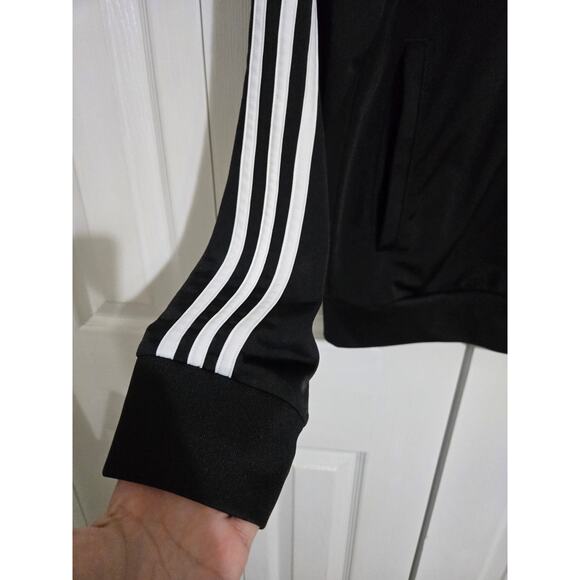 Adidas small men's black zip up track jacket - Picture 2 of 9